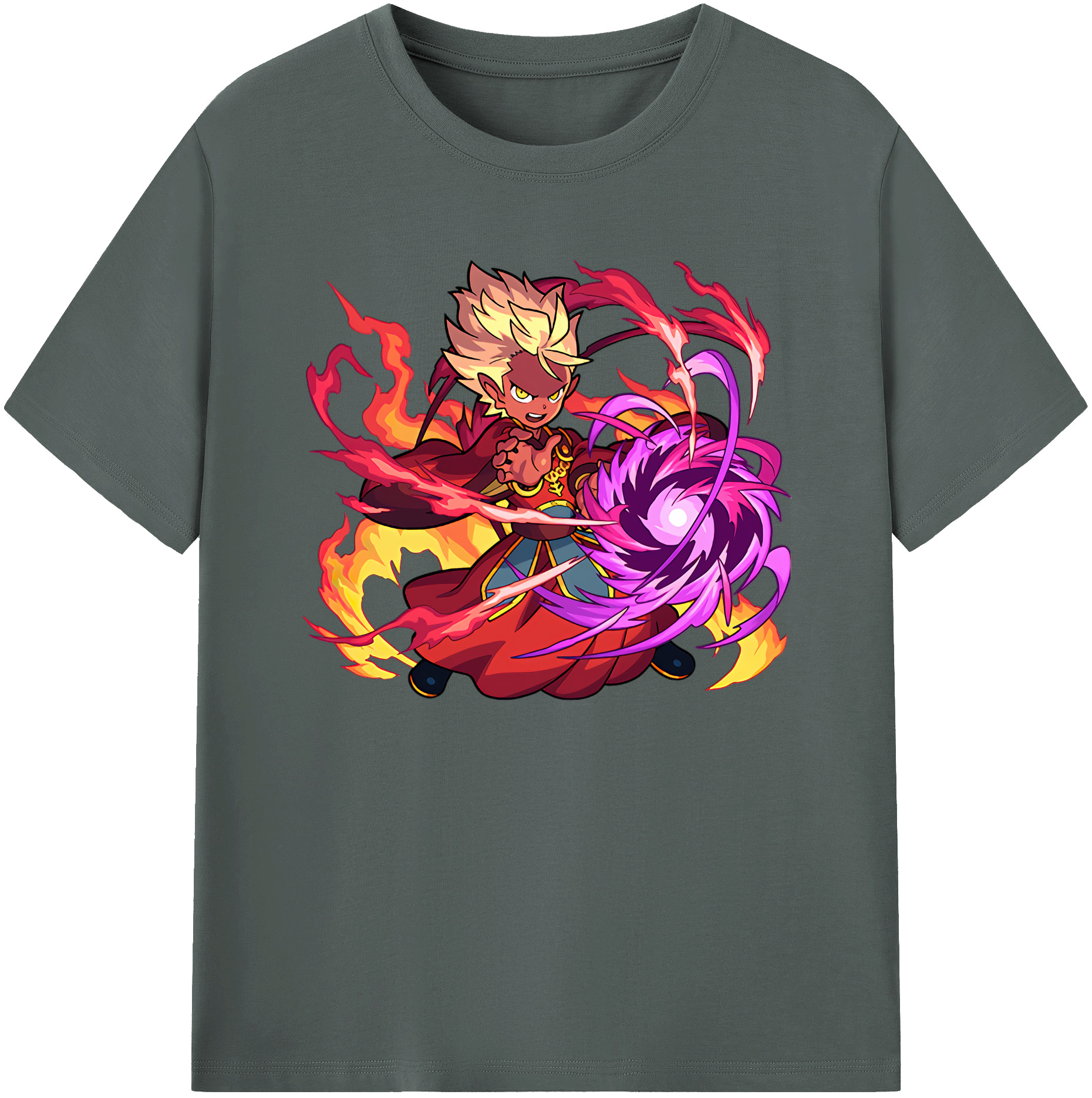 （画像用） 妖怪ウォッチ Yo-kai Watch 綿100％ メンズ半袖Tシャツ｜肌触りやわらか＆通気性
